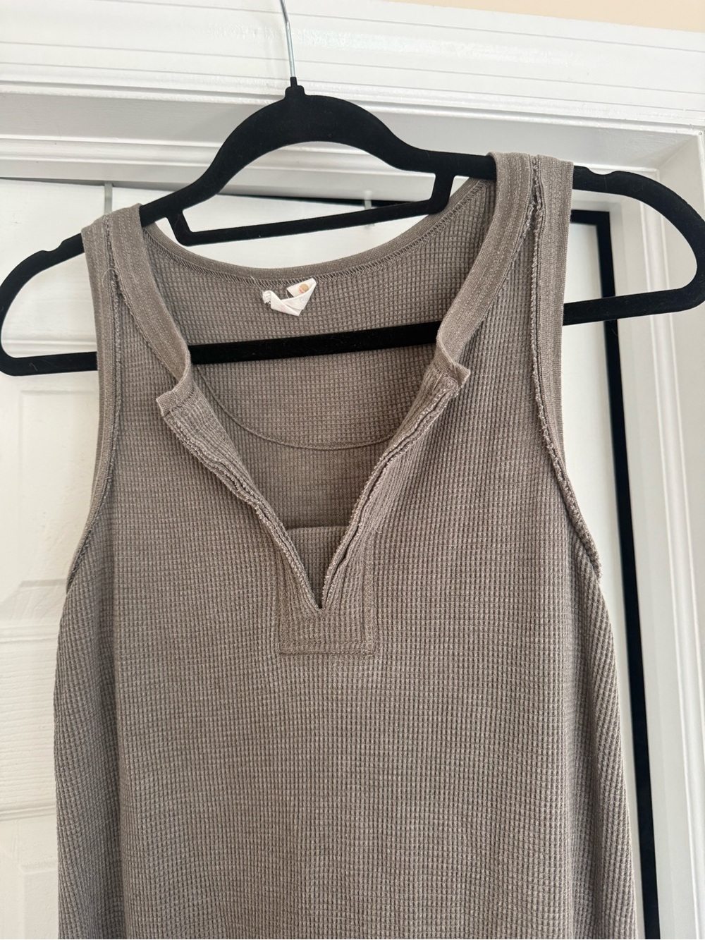 Sleeveless Taupe Maxi Dress - Casual Everyday Style - Picture 3 of 5
